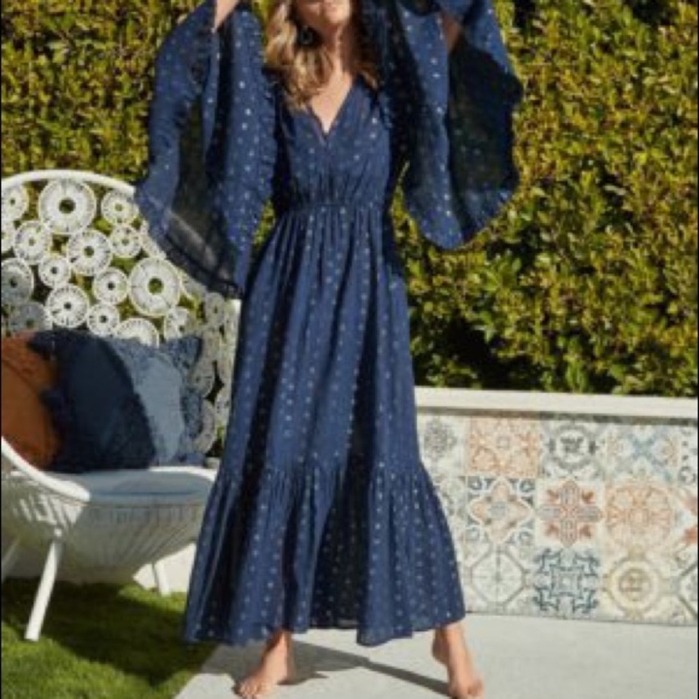 Pilyq “Amber” swim cover or polka dot dress XS/S